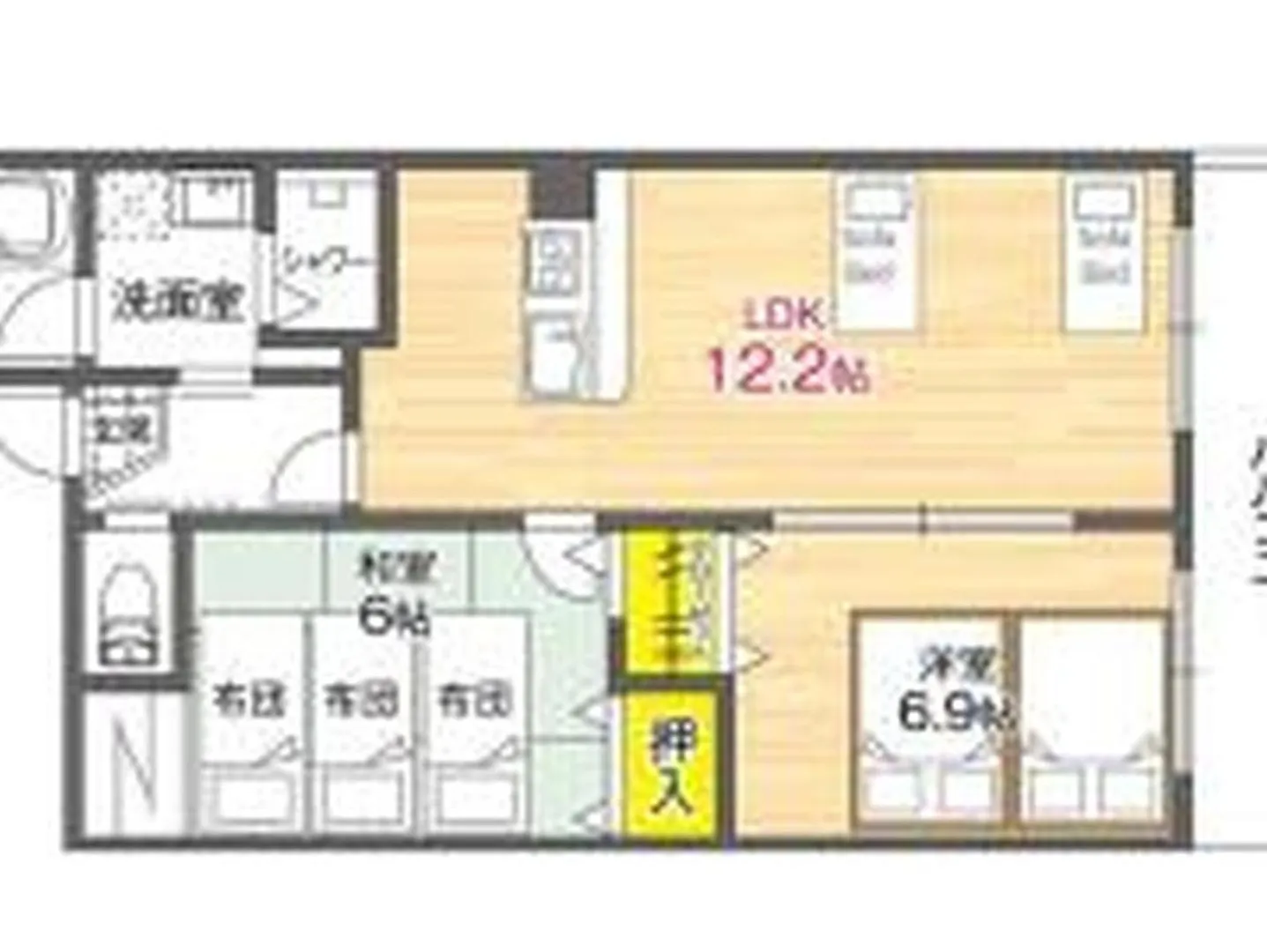 Appartement むつみ庵鶴橋401 à Ōsaka